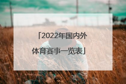 「2022年国内外体育赛事一览表」2022年北京体育赛事一览表